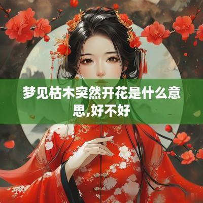 梦见枯木突然开花是什么意思,好不好