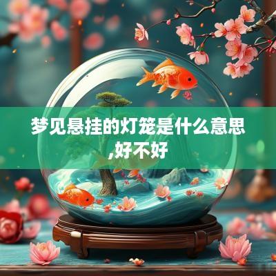 梦见悬挂的灯笼是什么意思,好不好