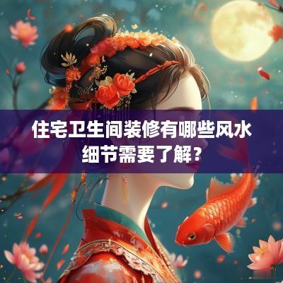 住宅卫生间装修有哪些风水细节需要了解？