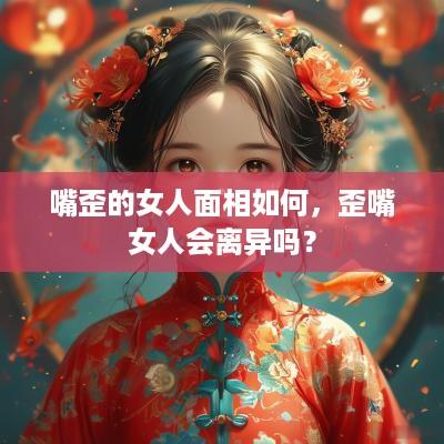 嘴歪的女人面相如何，歪嘴女人会离异吗？