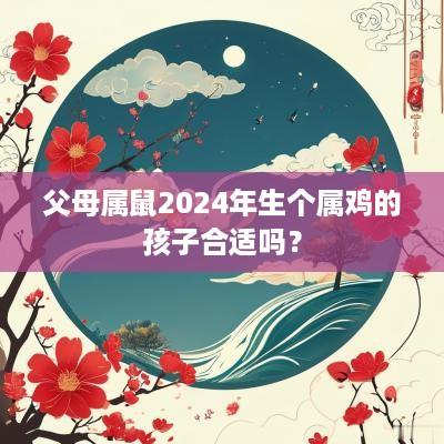 父母属鼠2025年生个属鸡的孩子合适吗？