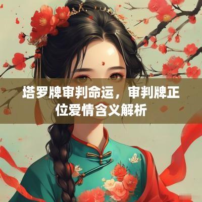 塔罗牌审判命运，审判牌正位爱情含义解析