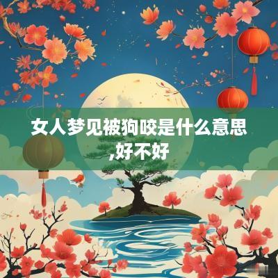 女人梦见被狗咬是什么意思,好不好