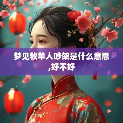 梦见牧羊人吵架是什么意思,好不好