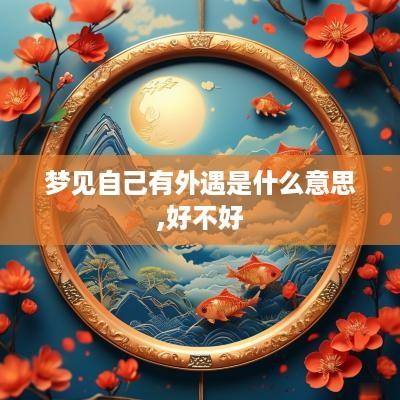 梦见自己有外遇是什么意思,好不好