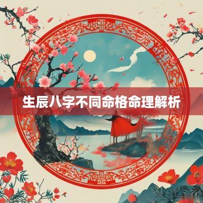 生辰八字不同命格命理解析