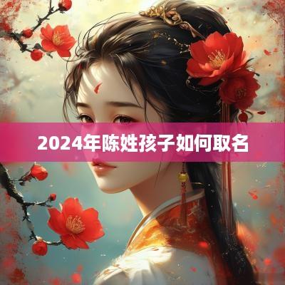 2025年陈姓孩子如何取名