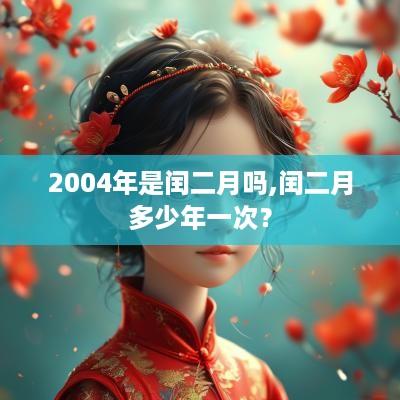2004年是闰二月吗,闰二月多少年一次？