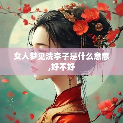 女人梦见洗李子是什么意思,好不好
