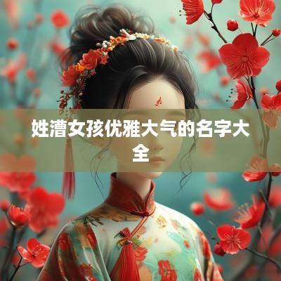 姓漕女孩优雅大气的名字大全