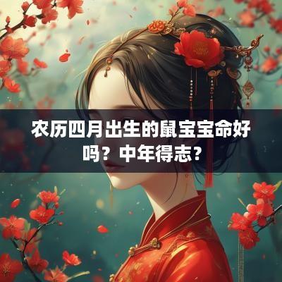 农历四月出生的鼠宝宝命好吗？中年得志？