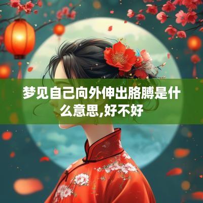 梦见自己向外伸出胳膊是什么意思,好不好