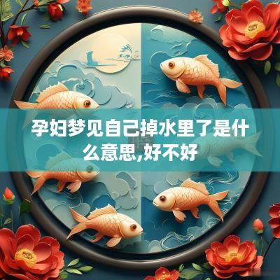 孕妇梦见自己掉水里了是什么意思,好不好
