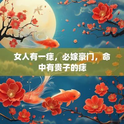 女人有一痣，必嫁豪门，命中有贵子的痣