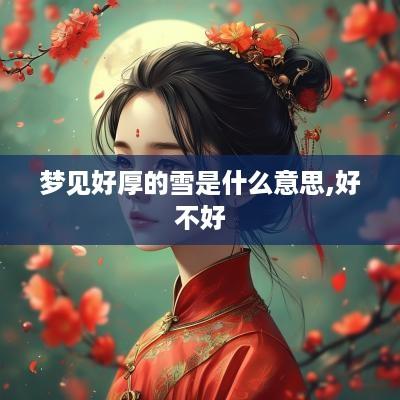 梦见好厚的雪是什么意思,好不好