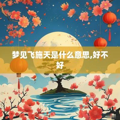 梦见飞施天是什么意思,好不好