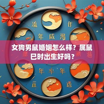 女狗男鼠婚姻怎么样？属鼠巳时出生好吗？