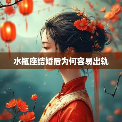 水瓶座结婚后为何容易出轨
