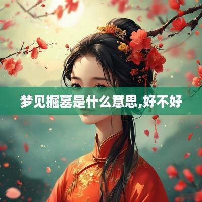 梦见掘墓是什么意思,好不好