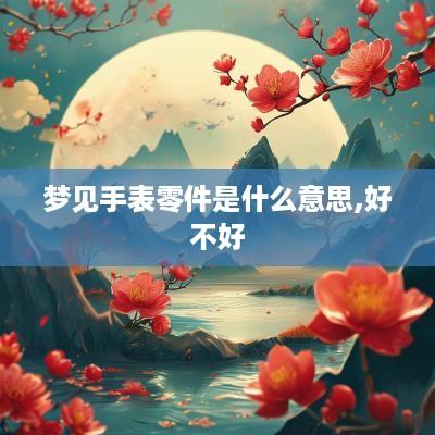 梦见手表零件是什么意思,好不好