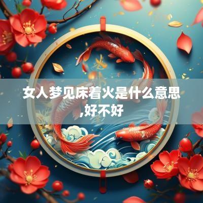 女人梦见床着火是什么意思,好不好