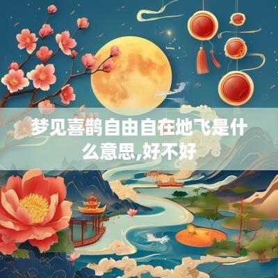 梦见喜鹊自由自在地飞是什么意思,好不好