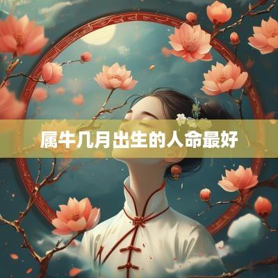 属牛几月出生的人命最好