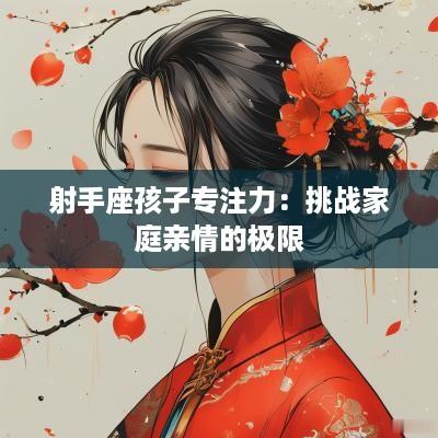 射手座孩子专注力：挑战家庭亲情的极限