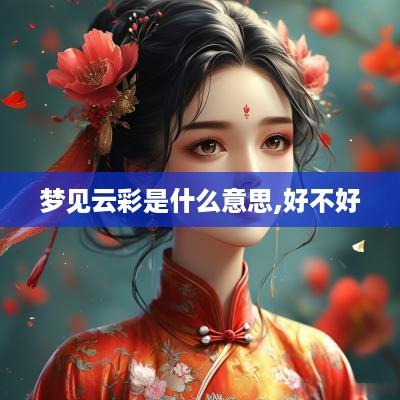 梦见云彩是什么意思,好不好