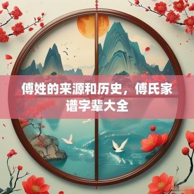 傅姓的来源和历史，傅氏家谱字辈大全