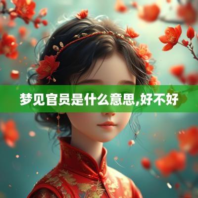 梦见官员是什么意思,好不好