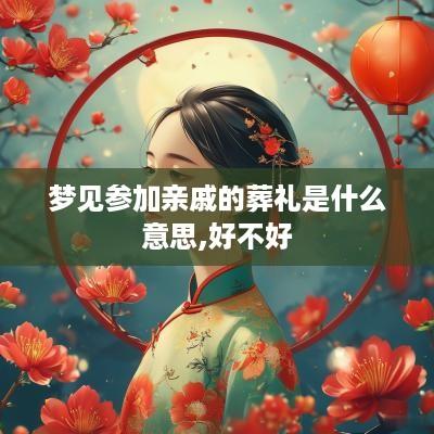 梦见参加亲戚的葬礼是什么意思,好不好