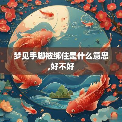梦见手脚被绑住是什么意思,好不好