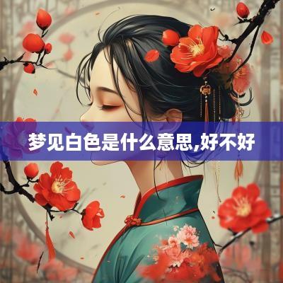 梦见白色是什么意思,好不好