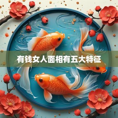 有钱女人面相有五大特征