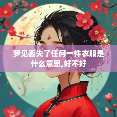 梦见丢失了任何一件衣服是什么意思,好不好