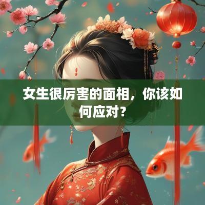 女生很厉害的面相，你该如何应对？