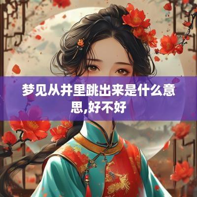 梦见从井里跳出来是什么意思,好不好