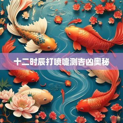 十二时辰打喷嚏测吉凶奥秘