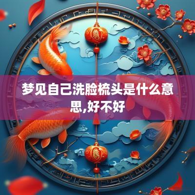 梦见自己洗脸梳头是什么意思,好不好