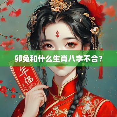 卯兔和什么生肖八字不合？
