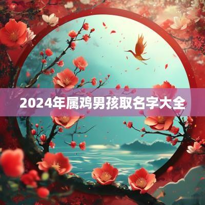 2025年属鸡男孩取名字大全