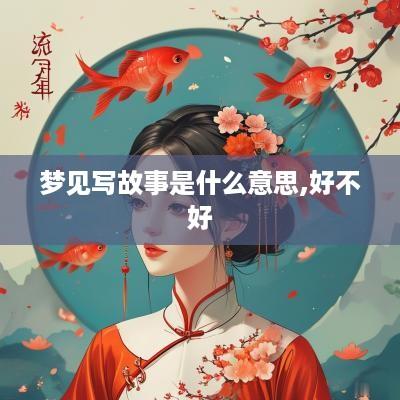梦见写故事是什么意思,好不好