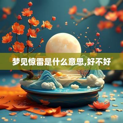 梦见惊雷是什么意思,好不好