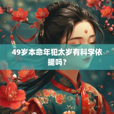 49岁本命年犯太岁有科学依据吗？