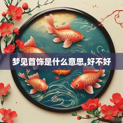 梦见首饰是什么意思,好不好