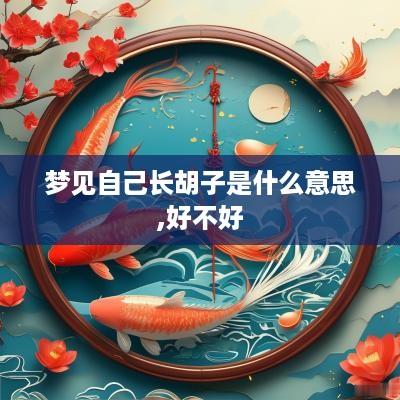 梦见自己长胡子是什么意思,好不好