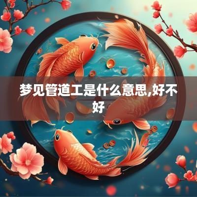 梦见管道工是什么意思,好不好