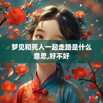 梦见和死人一起走路是什么意思,好不好