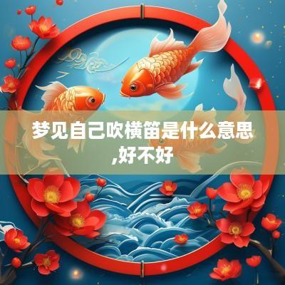 梦见自己吹横笛是什么意思,好不好